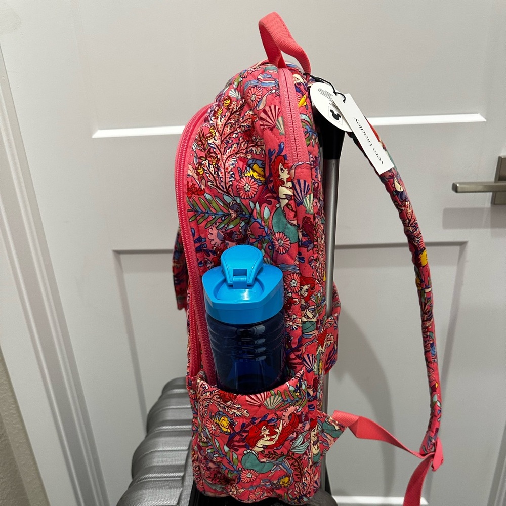 Vera Bradley Limited Edition Disney’s Ariel Essential Large Backpack NWT - Picture 14 of 14